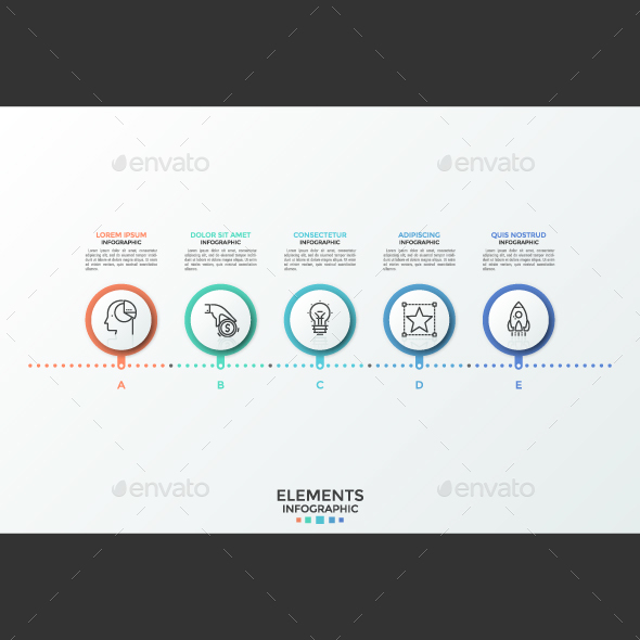 Circular Infographic Process Template - Infographics