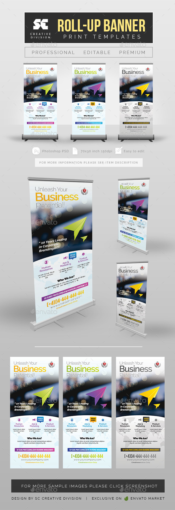Corporate Roll Up Banner