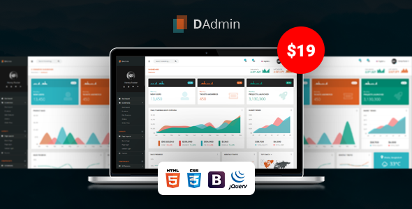 Top DAdmin - Responsive Bootstrap Admin Dashboard
