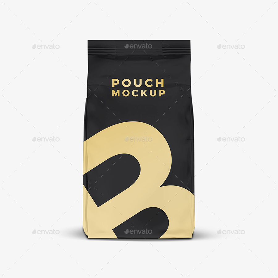 Pouch Packaging Mock up in Decorative - product preview 1
