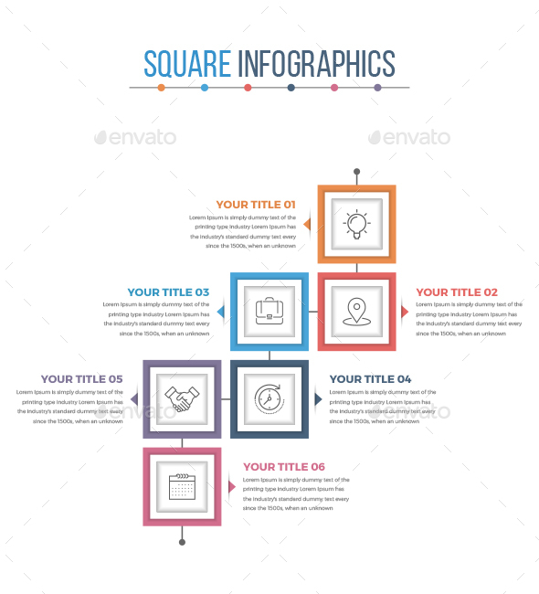 Modern Square Infographics - Infographics
