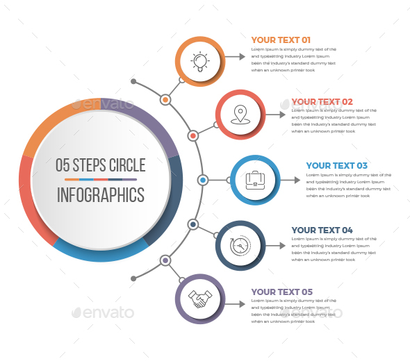 Simple Circle Infographics - Infographics