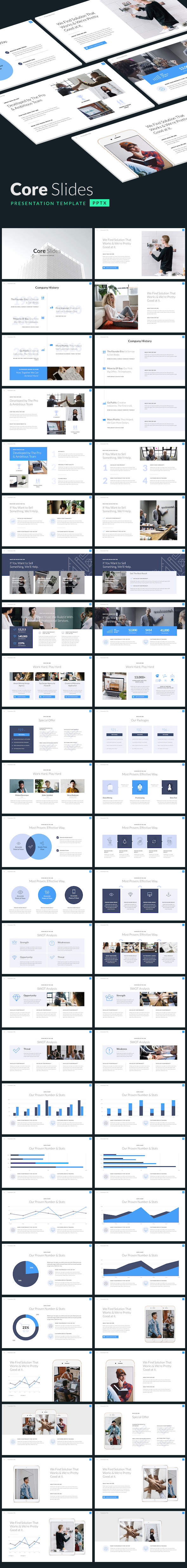 Core Slides - Simple Powerpoint Template - PowerPoint Templates Presentation Templates