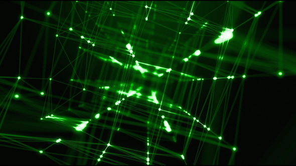 Science Background Green