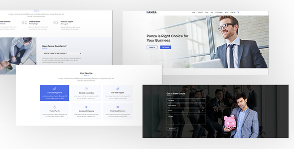 Panza-one Page Business - ThemeForest 21864060