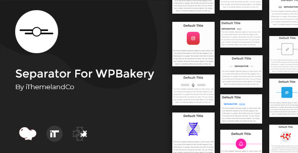 Separator For WPBakery - CodeCanyon 21614355