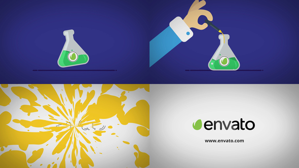 Minimal Chemistry Logo - VideoHive 22418474