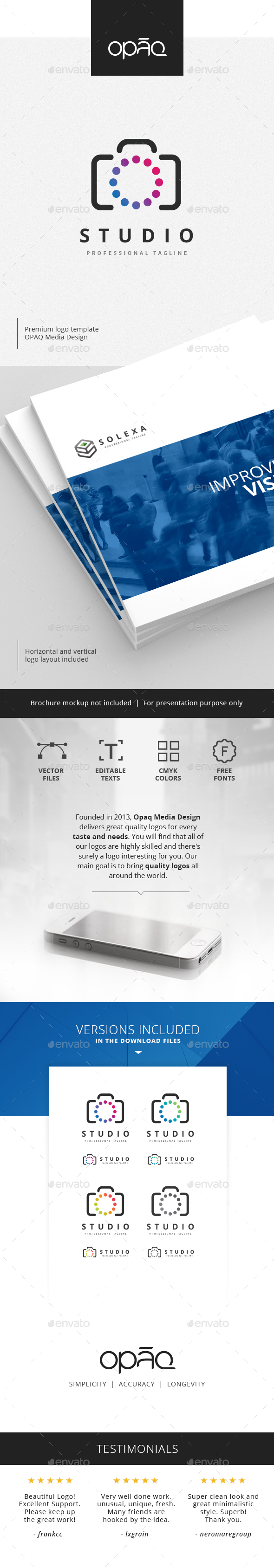 Photography Camera Logo - Symbols Logo Templates