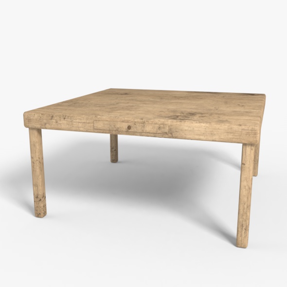 Wooden Table - 3Docean 22420002
