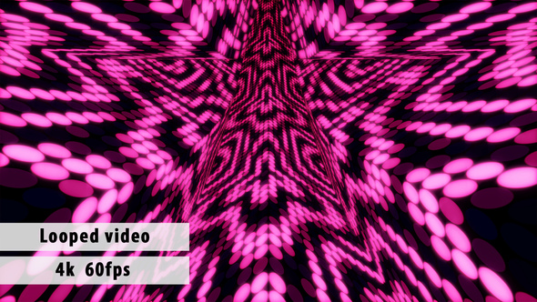 Star Tunnel - VJ Looped Background 2