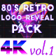 80&#39;s Retro Logo Reveal Pack vol.1 - VideoHive Item for Sale
