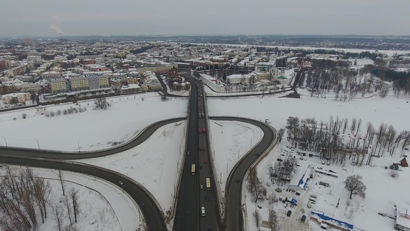 Entrance To the Winter City of Yaroslavl