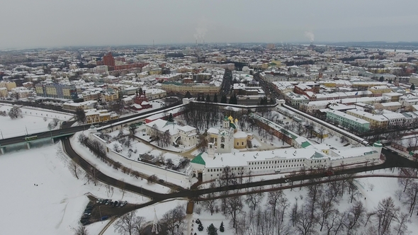Yaroslavl Kremlin in Winter