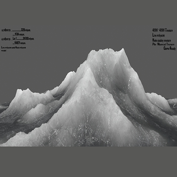 ice mountain - 3Docean 22421878