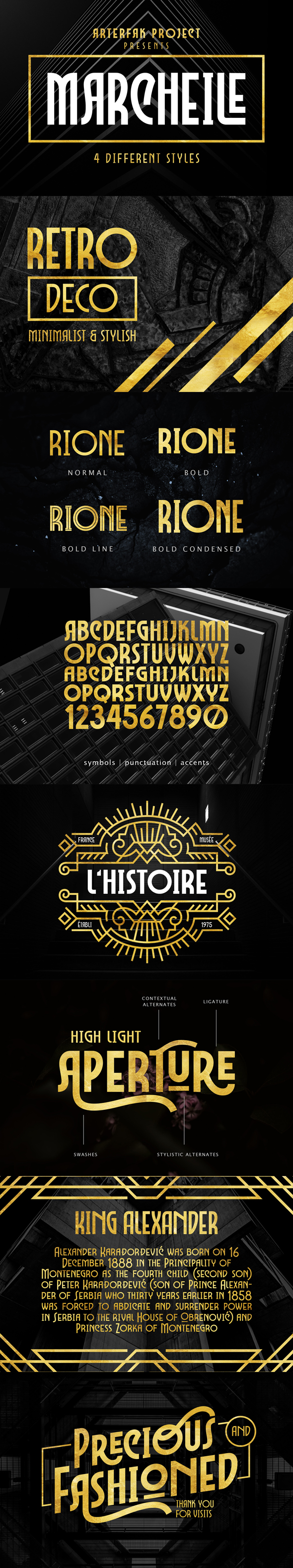 Marcheile - Condensed Serif