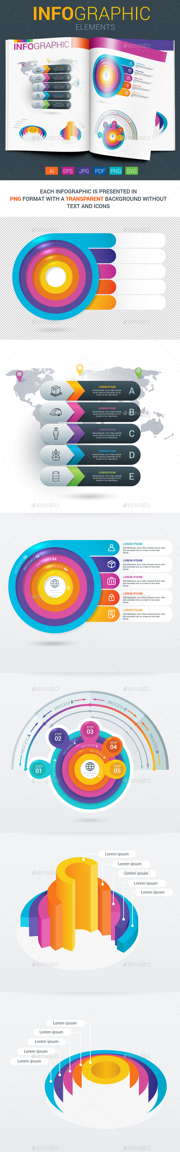 Five Steps Infographic Templates - Infographics