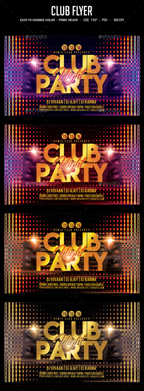 Club Flyer - Clubs & Parties Events