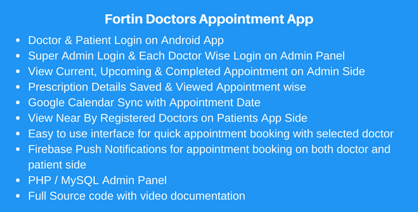 Fortin Doctor Android - CodeCanyon Item for Sale