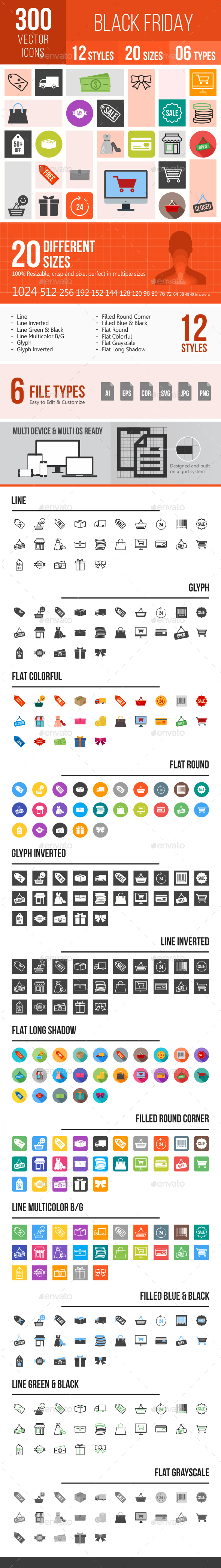 Black Friday Icons - Icons