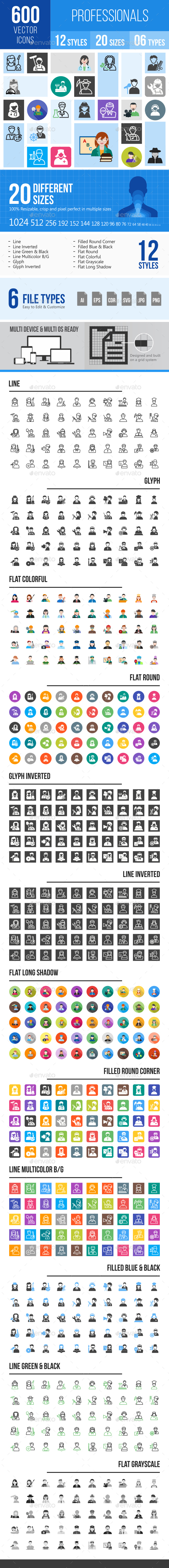 Professionals Icons - Icons