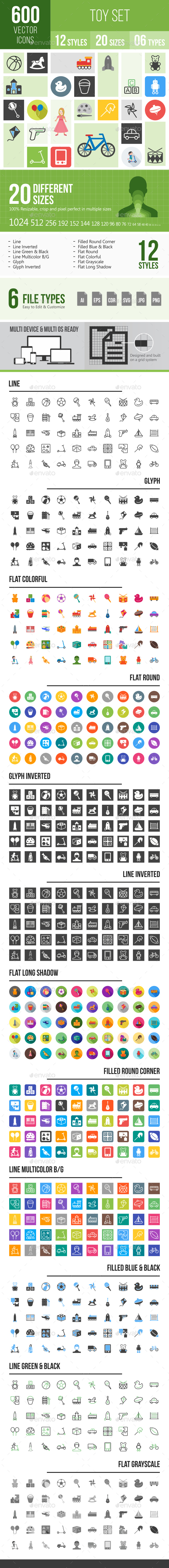 Toys Icons - Icons