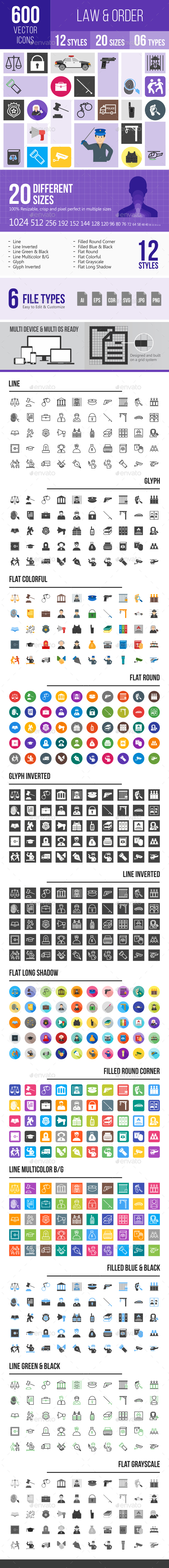 Law & Order Icons - Icons
