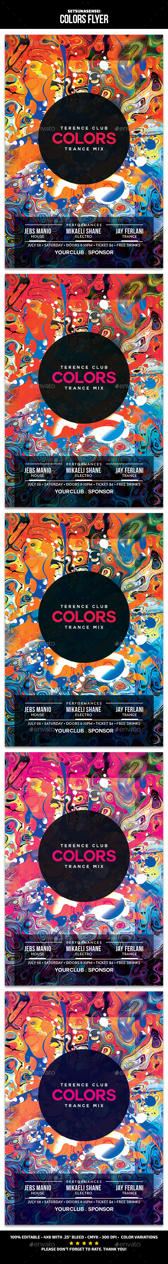 Colors Flyer - Events Flyers