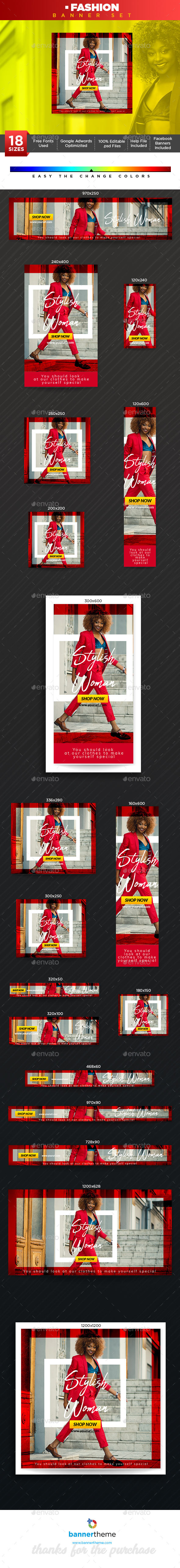 Fashion Banner - Banners & Ads Web Elements