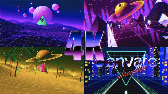 80s Retro Logo - VideoHive 22413027