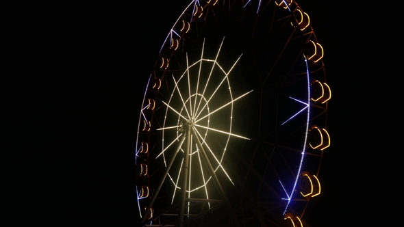 Ferris Wheel at Night