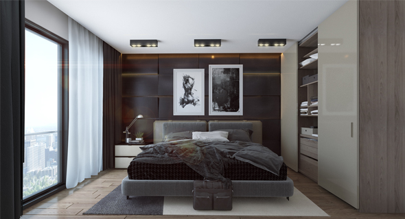 Minimal Bedroom - 3DOcean Item for Sale