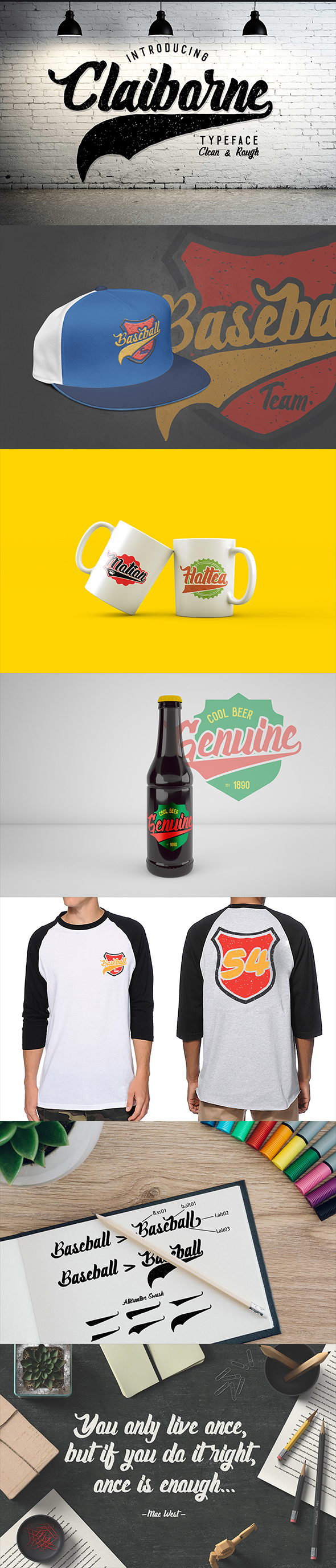 Claiborne Typeface - Script Fonts