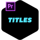 Animated Titles - VideoHive Item for Sale