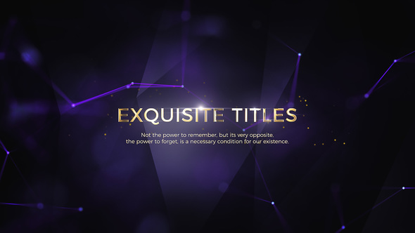 Exquisite Titles - VideoHive 22427214