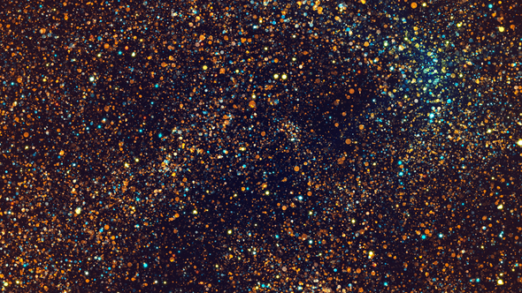 Glitter Gold Blue Background, Motion Graphics | VideoHive