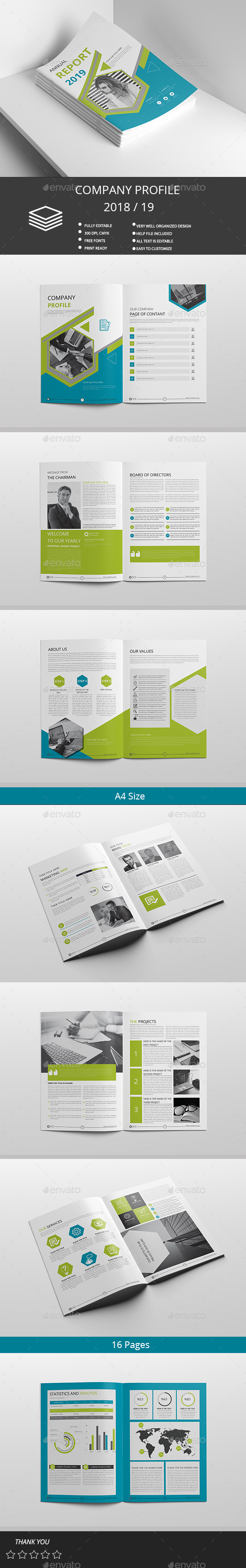 ANNUAL REPORT - Brochures Print Templates