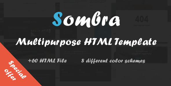 Special Sombra - Multipurpose HTML Template