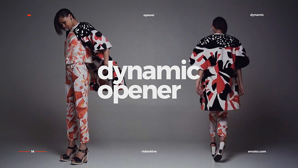 Dynamic Opener / Fast Stomp Typography / Fashion Event Promo / Clean Rhythmic Intro