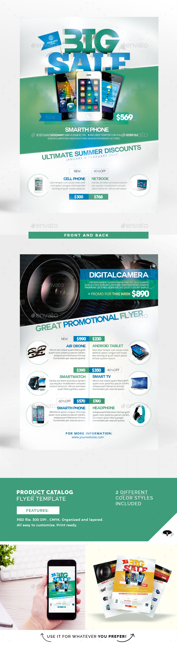 Product Catalog Flyer Template - Flyers Print Templates