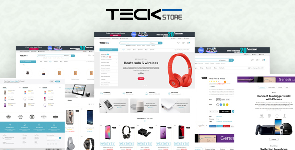Teckstore - Electronics Store Prestashop Theme for Affiliates and Multi-demo Websites V1.6 & V1.7 - Technology PrestaShop