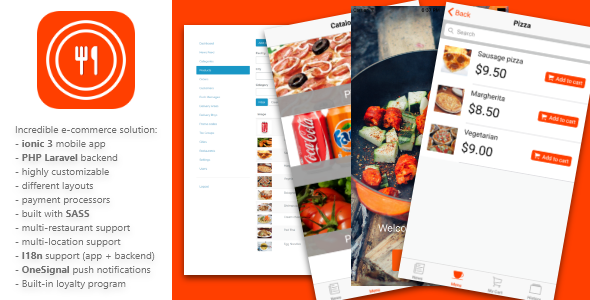 Giraffy Delivery - Complete food delivery platform with mobile apps - CodeCanyon Item for Sale