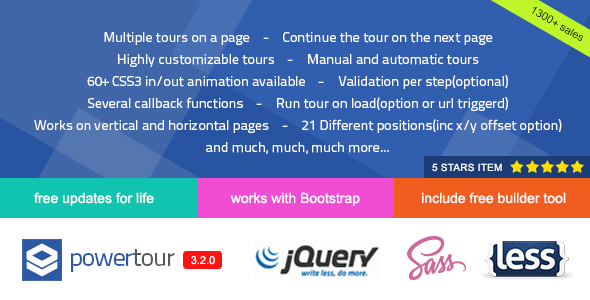 Power Tour - Powerful Creative jQuery Tour Plugin