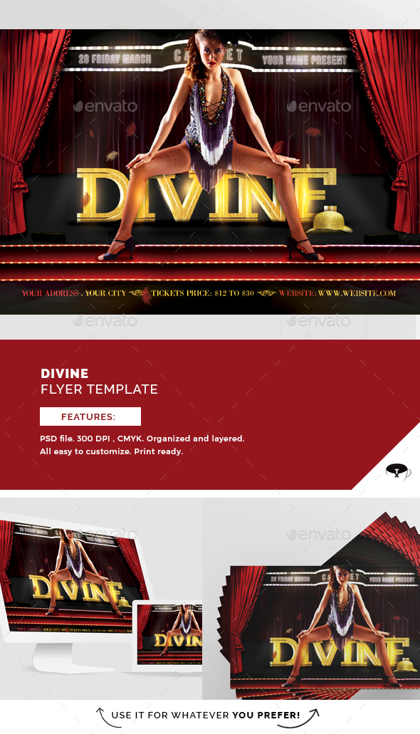 Divine Flyer Template - Flyers Print Templates