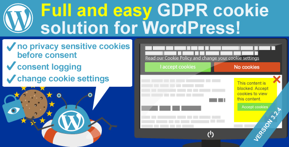 WeePie Cookie Allow - Complete GDPR Cookie Consent Solution for WordPress - CodeCanyon Item for Sale