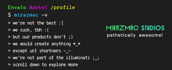 Profile cover terminal
