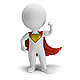 3D Small People - Superhero - GraphicRiver Item for Sale