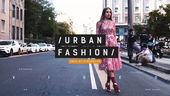 Urban Fashion Week / Event Promo / Dynamic Opener / Clothes Collection / Beauty Models