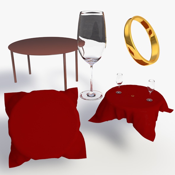 Valentines Day Set - 3Docean 22433974