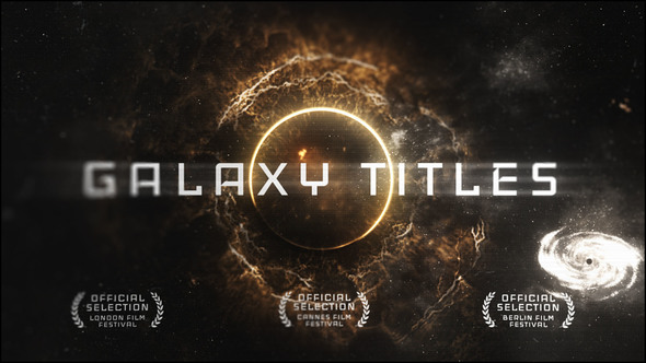 Epic Galaxy Titles - VideoHive 9265399