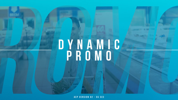 Dynamic Promo Video Displays template preview